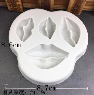 Silicone Mold for Baking Chocolate Candy Cake Lip Shape Pattern Flexible Food Grade Nonstick Mold for Cake Decoration and Candy Making