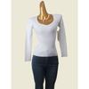 Water Drop Square Collar Slimming Thread Knitted Vest Foreign Trade Original Order Pure Color Slimming Long Sleeves Long Sleeve Sexy Base Shirt