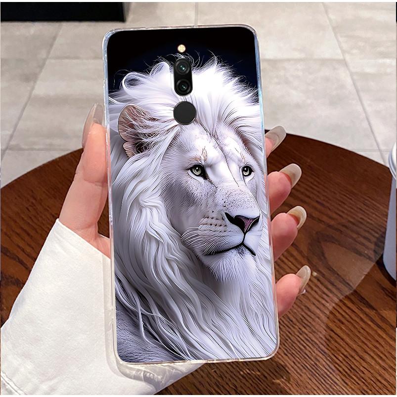 Back Cover For Xiaomi Redmi 8 8A Case Clear Luxury Cute Love Rabbit Cool Funny Pattern Transparent TPU Soft Silicone Phone Case