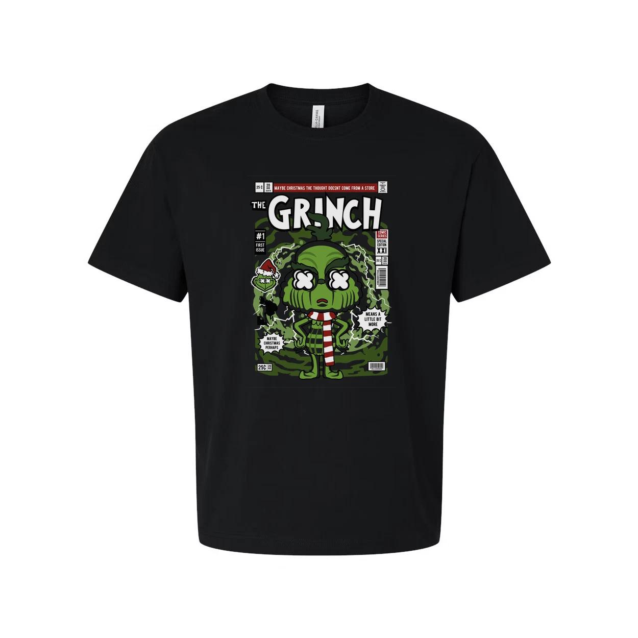 

Grinch Comic Book Cover Graphic Tee Unisex Christmas Gift Apparel Limited Editio XL