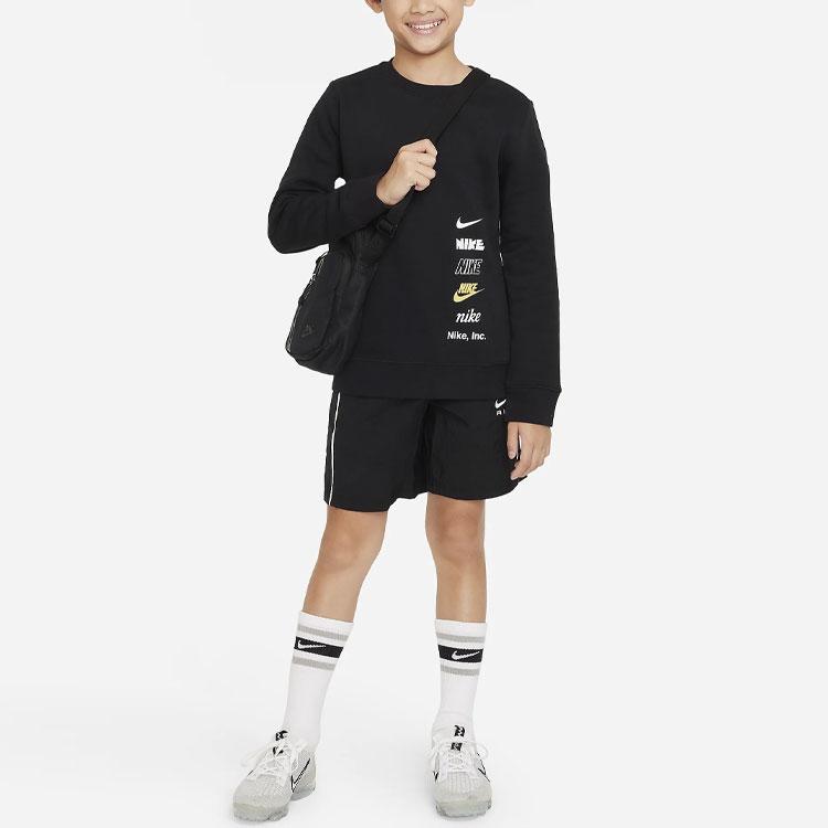 New Nike Sweatshirt Sportswear Black Kids' DX5162-010
