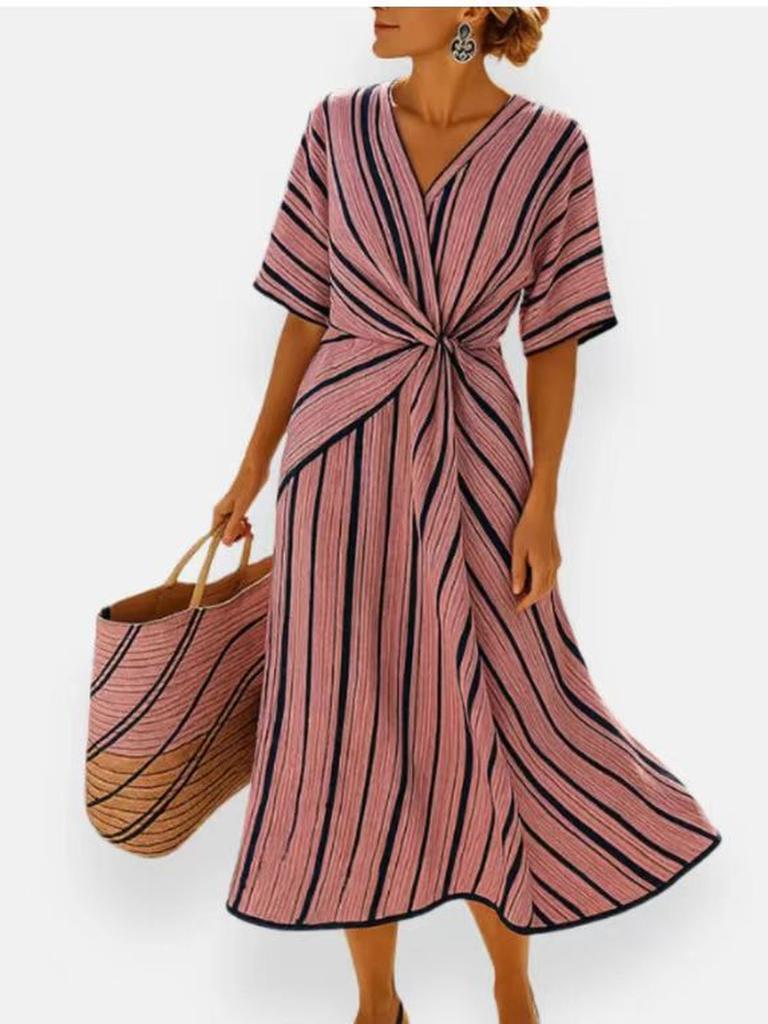 Sommerliches Boho-Stil Elegantes Kleid - Schickes und Bequemes Maxikleid