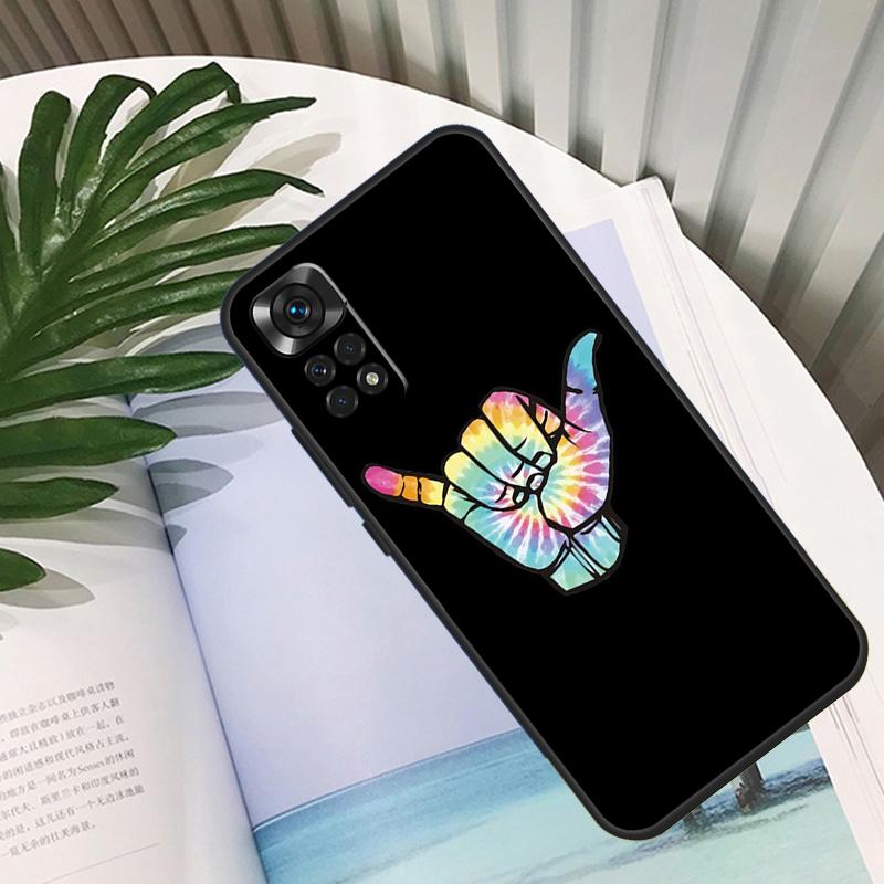 Surfer Surf Hang Loose Shaka Funda For Xiaomi Redmi Note 11 10 12 13 14 15 Pro Plus Case For Redmi 15C 10C 13C 12C 14C 15