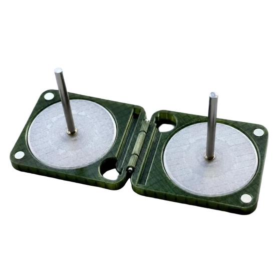 Opvouwbare Garenspoelhouder voor Breien, Inklapbare Garendispenser met Soepele Geleider, Draagbare Garen Dispenser voor Haken, Reis Opberg Organizer