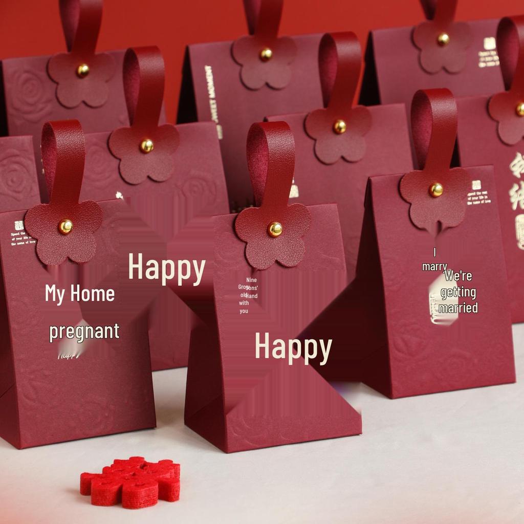 2026 Elegant Wedding Candy Gift Box - High-End, Creative Design
