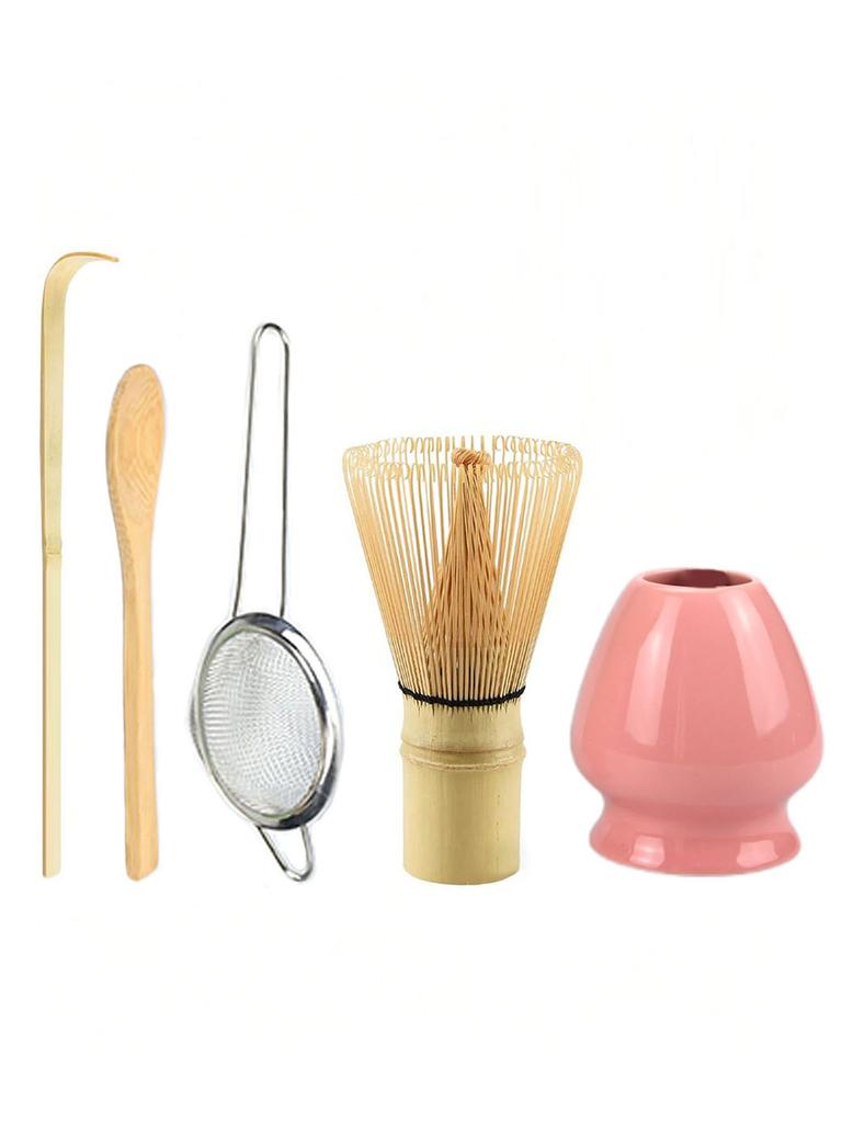 4PCS/5PCS/Set Bamboo Tea Spoon Matcha Whisk Tea Spoon And Scoop Tea Strainers Tea-making Tools
