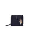 Women S Leather Compact Wallet Polo Bear