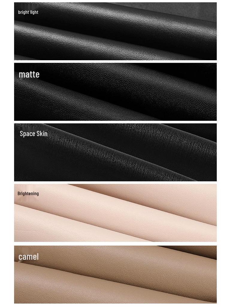 Women's Winter PU Leather High-Waist Thick Velvet Leggings - Plus Size, Slimming, Warm