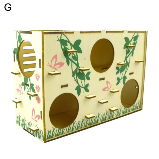 Hračka pro křečka odolná proti kousnutí Hračka pro odpočinek a hraní Lezecký žebřík Hračka s tunelem pro křečky pro hlodavce