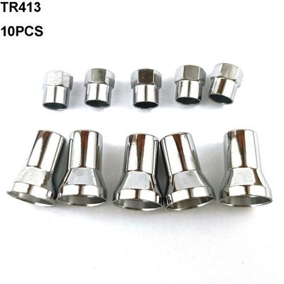 10pcs Chrome Tyre Valve Stem Left Right Front Rear Tire Valve Universal Sleeve Covers