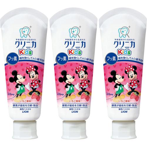 

Clinica Kid s Toothpaste, Fresh Strawberry, 60g x 3 packs