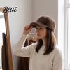 Solid Color Fuzzy Hat Plush Faux Fur Baseball Cap for Men Women, Fluffy Winter Warm Stretchy Cold Weather Accessories Cap, Adjustable Unisex