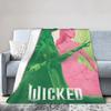 Warm Soft BlanketChild Picnic Wicked Magic Movie  Throw Blanket  Flannel Bedspread For Outdoor Pattern Sofa Bed Cover