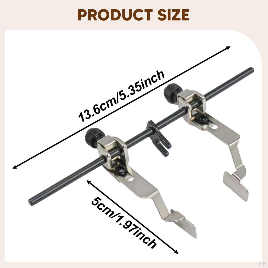 Guide, Edge Measuring Accessory, Adjustable Tool, Steel Foot, Suitable for Workshops