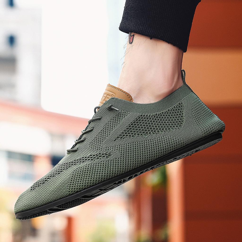  High Quality New 2026 Fashion Shoes Breathable Non-Slip Male Shoes Comfortable Walking Summer Lace Up Outdoor Casual Shoe