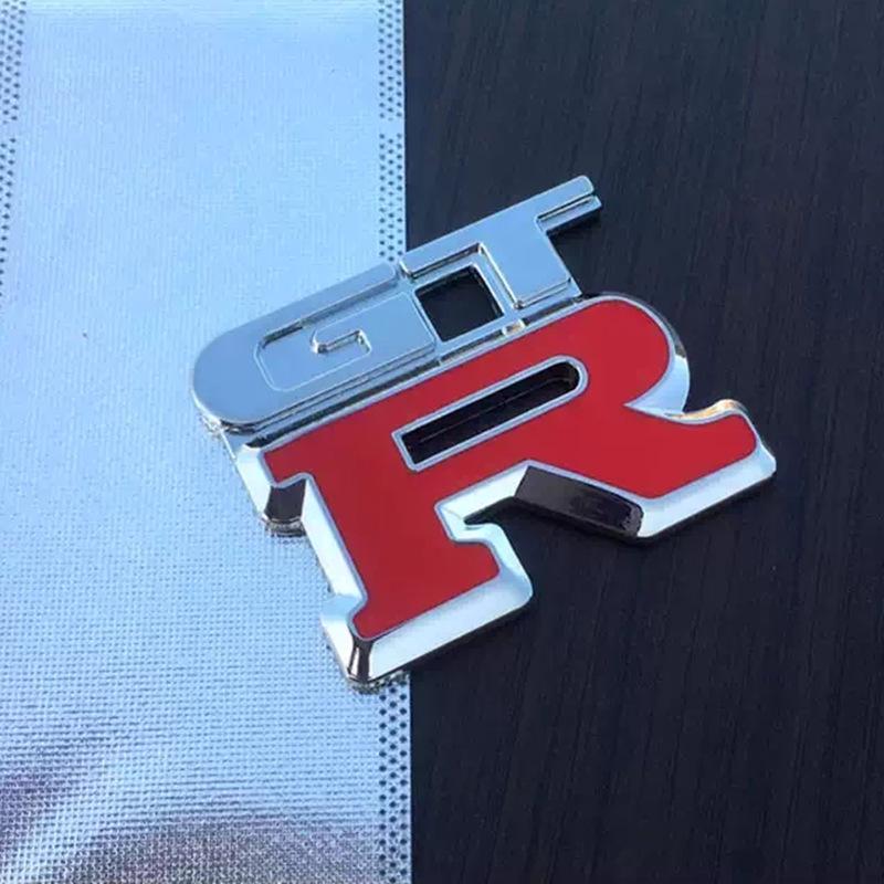 3D Personalized Metal GTR Car Emblem and Sticker Set