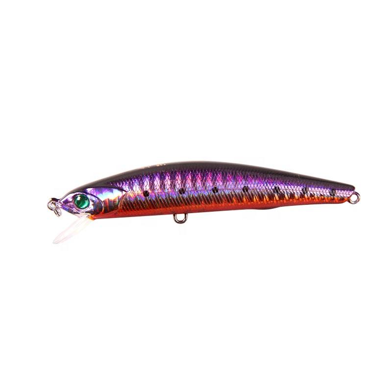New Arrival LUTAC Plastic Fishing Hard Bait With 3D Lure Eyes Custom Slow Sinking Minnow Fishing Lure