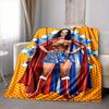 1pc Wonder Woman Flannel Throw Blanket Soft, Warm & Cozy for Couch, Bed, Office, and Travel Versatile All Season Gift, Christmas Present