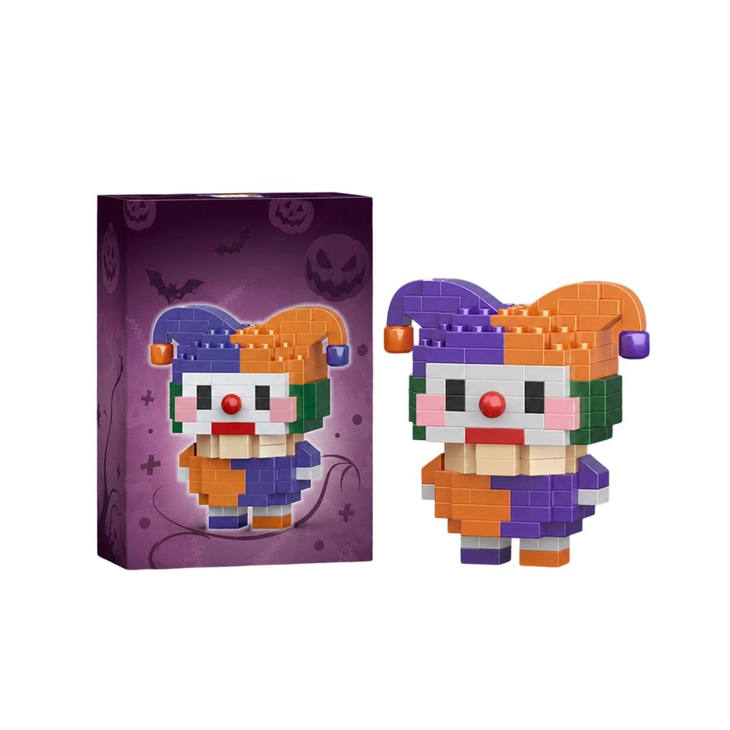 Creative Halloween Building Block Toy Skeleton Model Educational Construction Set for Kids Puzzle Assembly Gift for Children