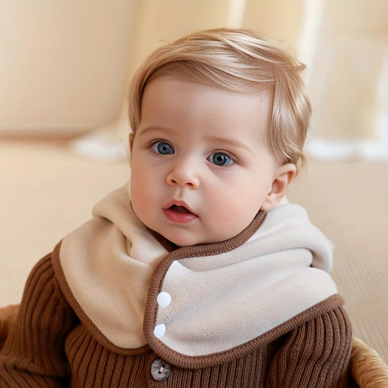 1pc children's hat autumn and winter baby scarf integrated beanie warm balaclava hat kids with ear protection fits 1-3 years old