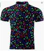 New Men's Summer POLO Shirt Men's Casual Short Sleeve Lapel T-Shirt D Printed Short Sleeve POLO