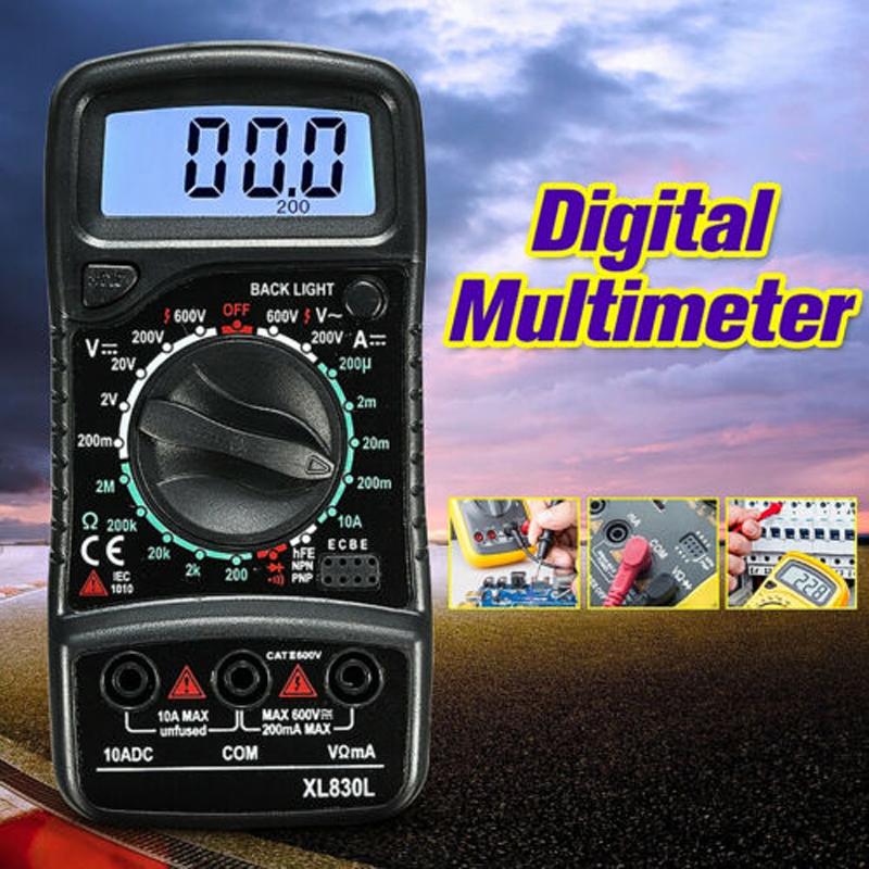 Buy Dagu XL830L LCD Digital Multimeter Voltmeter Ammeter AC DC Circuit