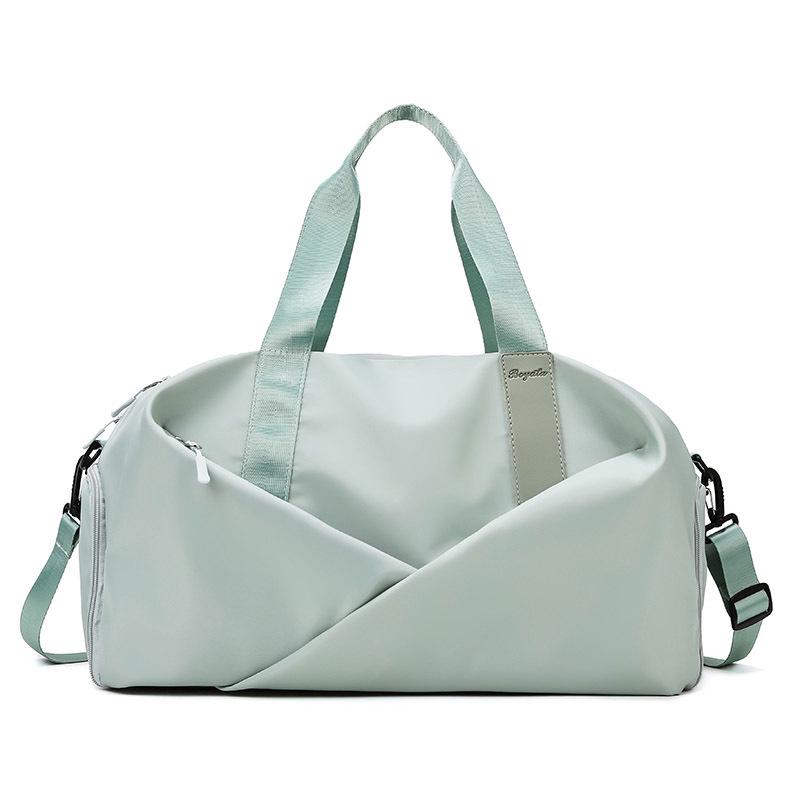 Women's Large Capacity Gym Bag with Wet/Dry Separation - Perfect for Short Trips and Casual Sports Activities