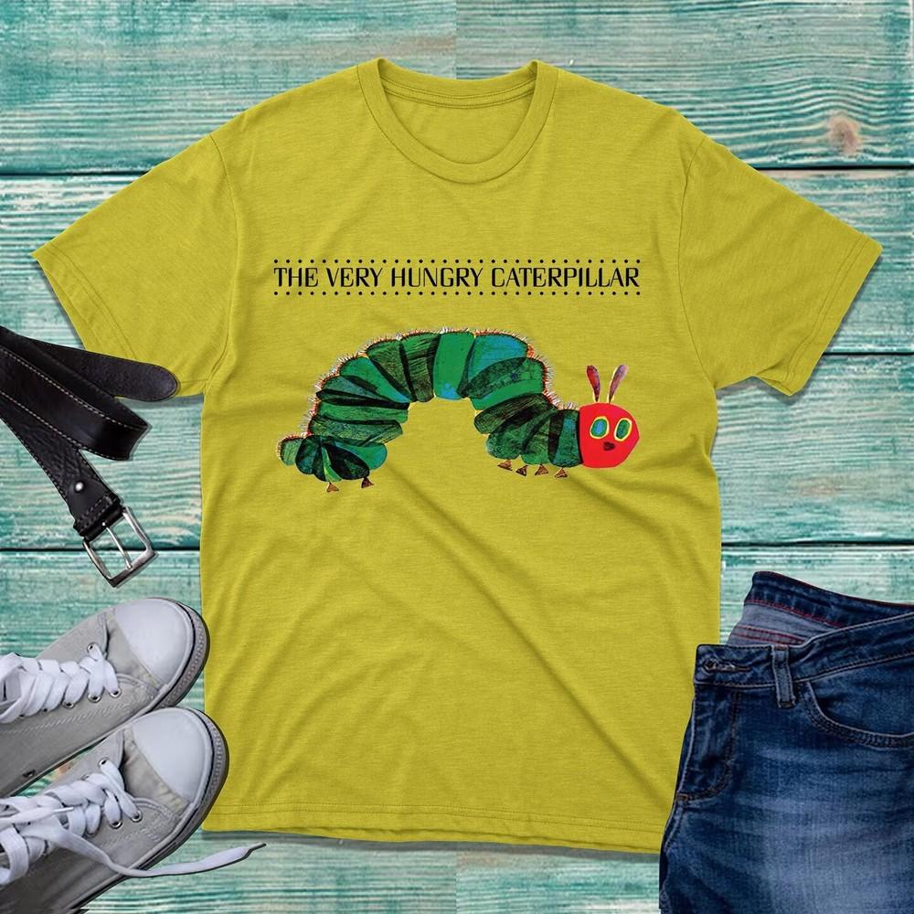 The Very Hungry Caterpillar TShirt World Book Day Funny Caterpillar Unisex Top