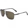 Polaroid Men S Brown SunglaSSeS Matte Dark Ruthenium 59mm