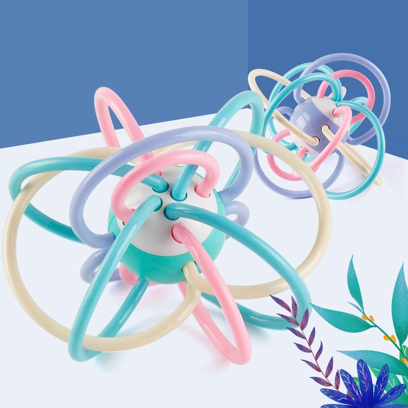 Manhattan Baby Teether & Grasping Toy (0-1 Year, 3-6 Months)