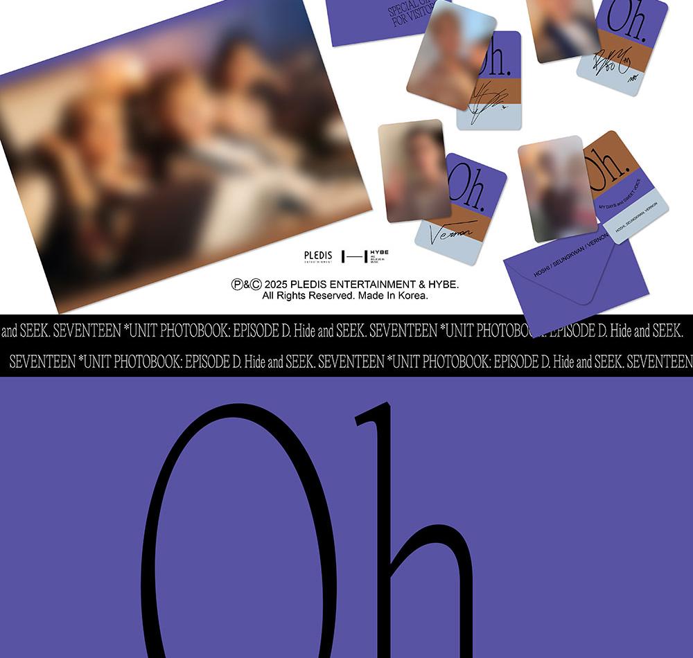 [POB] SEVENTEEN - SEVENTEEN UNIT FOTOBOK : Avsnitt C,D