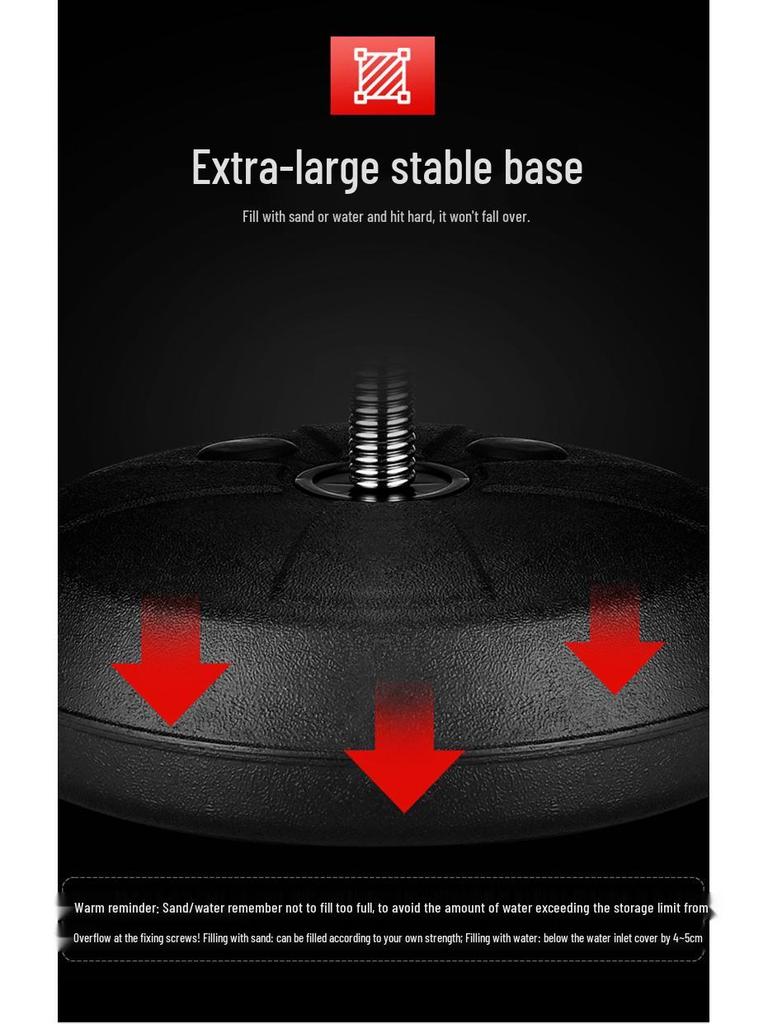 Freestanding Adult Boxing Speed Ball Reaction Trainer and Punching Bag Tumbler.