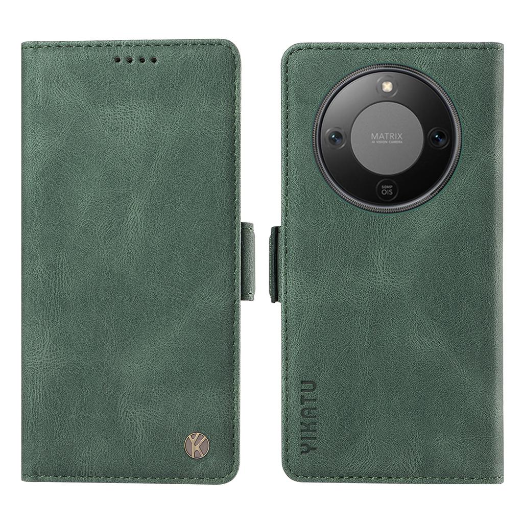 For Honor Magic8 Lite 5G/X9d 5G/X70 5G Leather Case YIKATU YK-005 Skin-touch Feeling Wallet Phone Cover