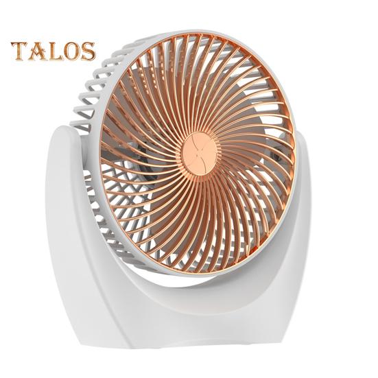 Desk Fan with 2-Speed Settings Strong Airflow Low Noise Compact Design Portable Table Air Circulator Cooling Fan