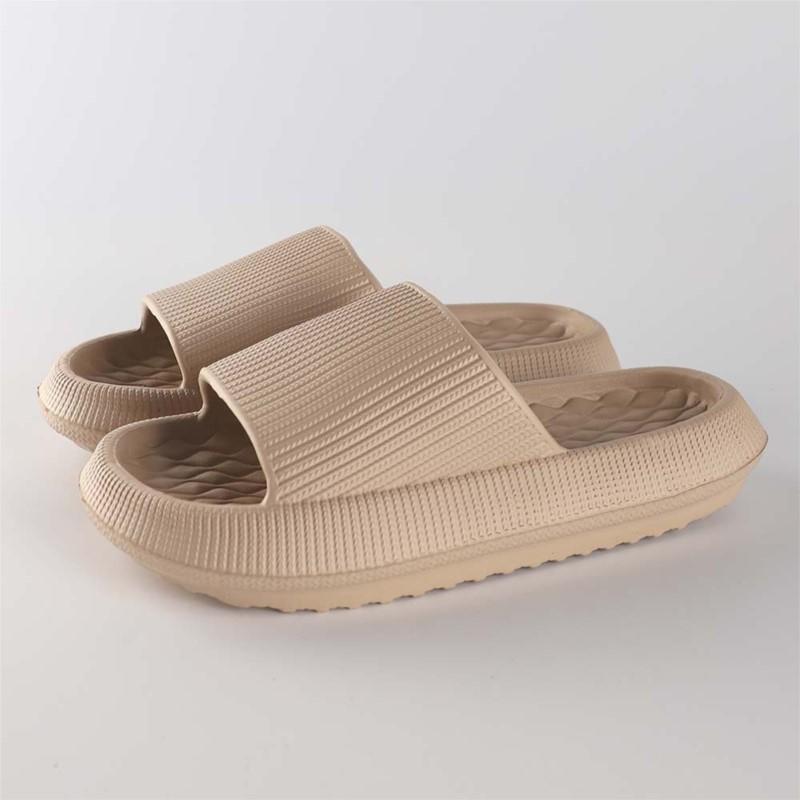 Fashion Crestar Women Summer Slippers Indoor Thick Sole Non-slip Bathroom Slides Comfort Soft Sole EVA Sandals Lady Beach Platform Shoes