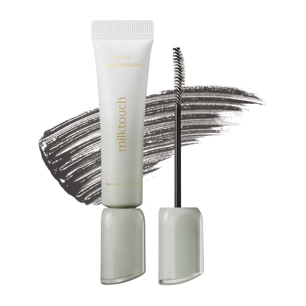 

Milk Touch Iconic Long Mascara (Dark Taupe) - Waterproof, Curl-Holding, Fiber-Infused
