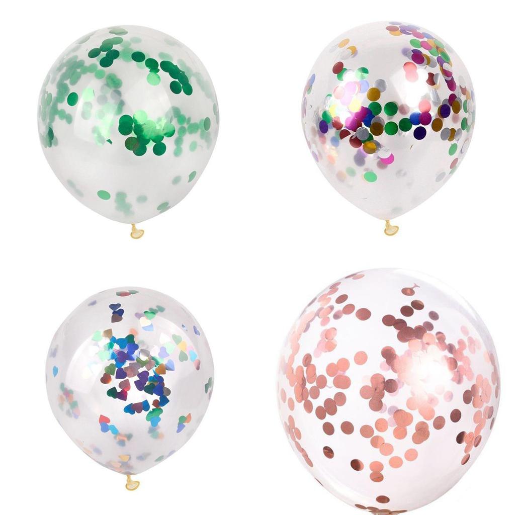 Einzigartiger 12-Zoll Konfetti-Ballon aus Latex, Helium, Bietet Eine Stilvolle Dekorationslösung Für Alle Anlässe