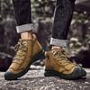Höst och vinter vandringsskor för män Fritidskläder Slitstarka skor Bergsbestigningsstövlar Herr utomhuskängor