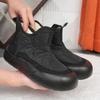 Höhenvergrößernde Schneestiefel High-Top Lässige Damenschuhe Fleece und Verdickte Baumwollstiefel