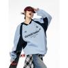 ICH MODE Women's V-neck Raglan Sleeve Sweatshirt