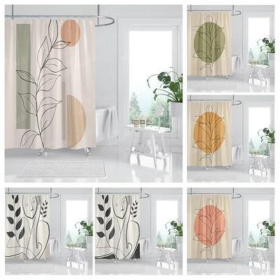 Waterproof Fabric Shower Curtains Bathroom Curtain Accessories 180x200 Bath Curtain for Shower 240*200 Nordic Boho Decoration