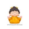 Buddha Statue Portable Ornament Mini Sculpture for Hotel Bookshelf Bedroom