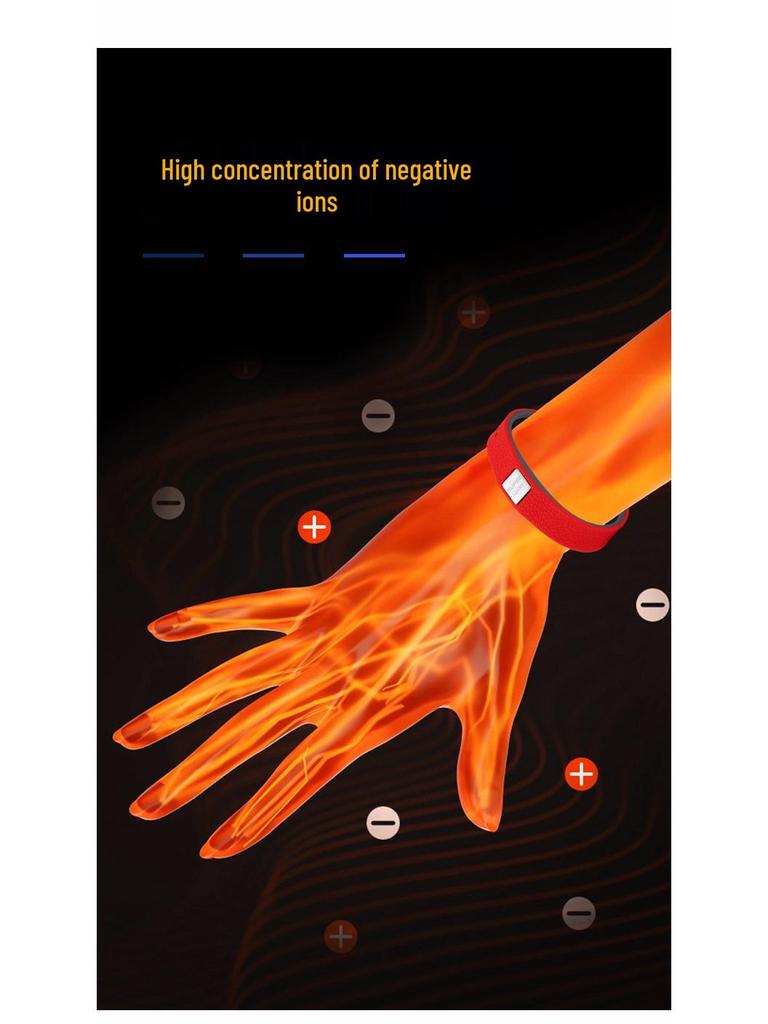 Drahtloses Antistatik-Strahlungsreduzierendes Negativ-Ionen-Silikon-Energiearmband