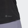 Adidas T Shirts Women's Black Crew Neck Moderate Straight Fit HS1450