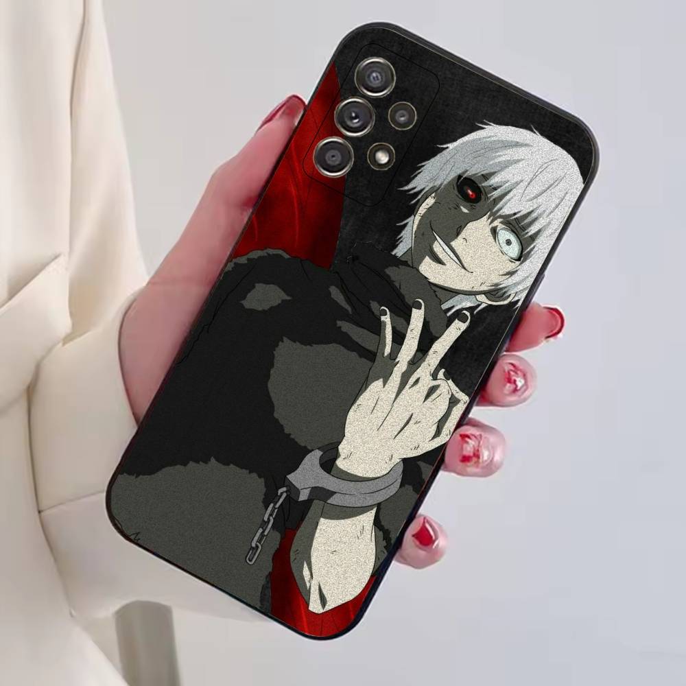 Tokyo G-Ghoul Kaneki Ken Anime Phone Case Black Silicone Soft For Samsung S25,S24,S21,S22,S23,S30,Ultra,S20,Plus,Fe,Lite