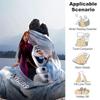 Custom 1pc Elsa's Frozen Fantasy Blanket, Soft And Comfortable Blanket, Casual Warm, Camping Travel Blanket, Birthday Gift Q91064