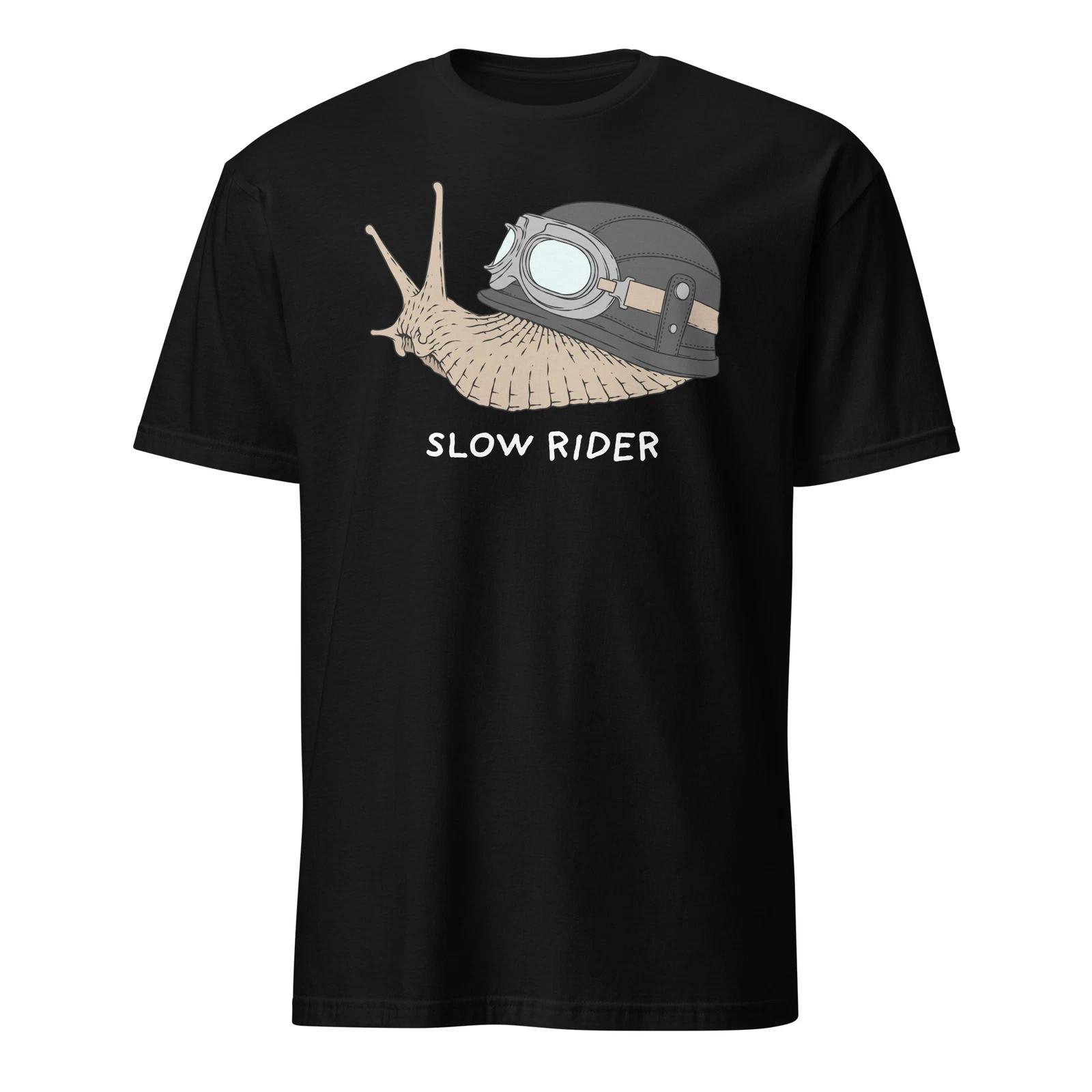 

Snail Shirt Slow Rider Sluggish Gastropod Funny Racing T-Shirt Size S-3XL Gift S