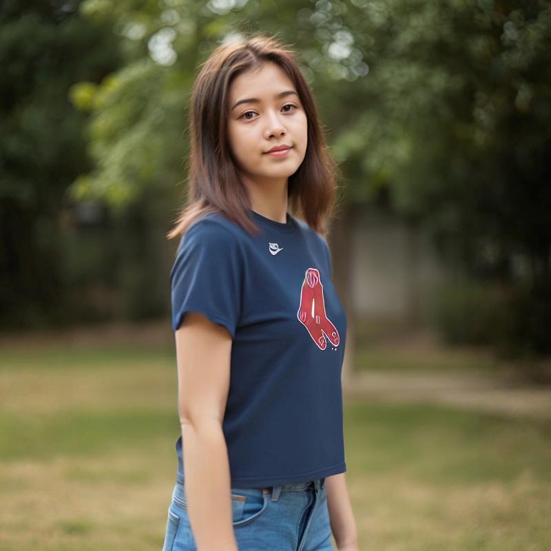 Nike Fashion Trend Versatile Short Sleeve T-Shirt Kids Tops Navy-Blue 3Z3B7NMHD-BOS