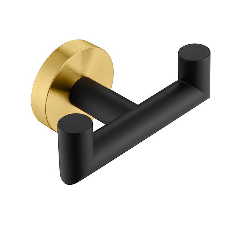 Multifunctional Matte Black Bathroom Hook