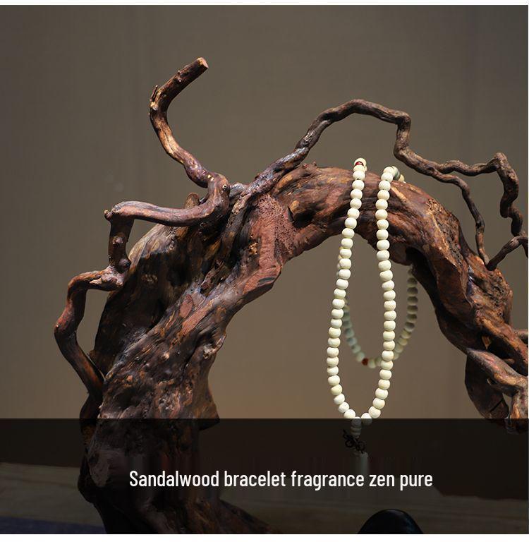 Chinese Zen Withered Wood Landscape Carving: Solid Wood Home & Hotel Decor